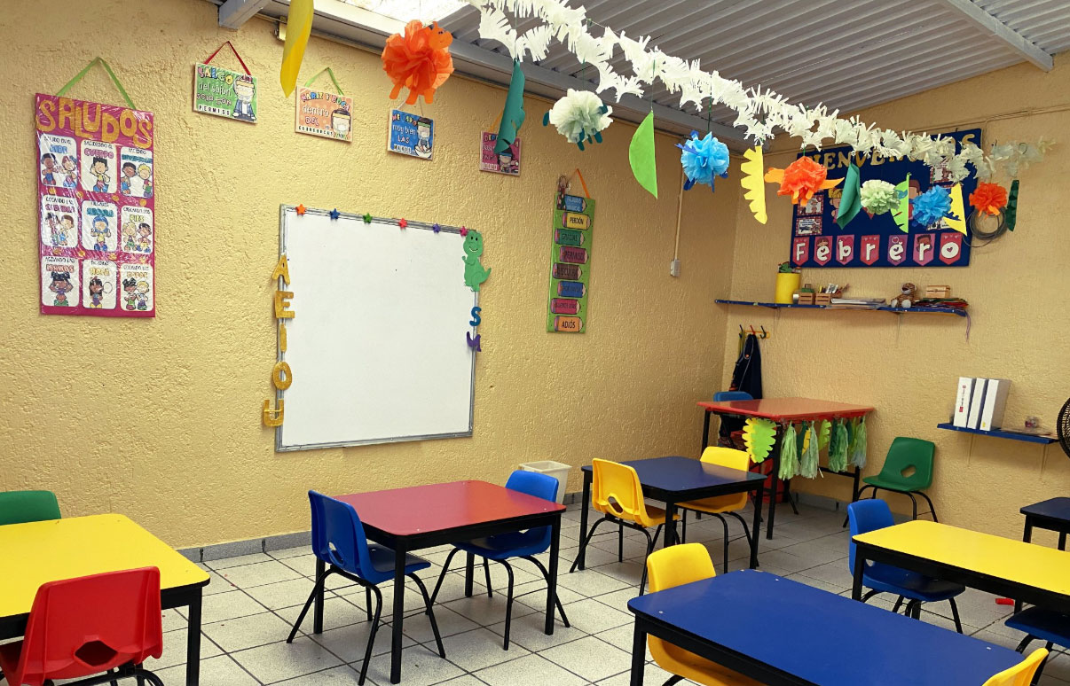 Aula de clases moderna